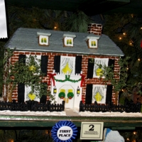 Brick Gingerbread House