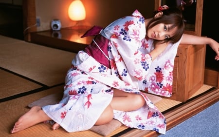 geisha - geisha, kimono, japanese, girl