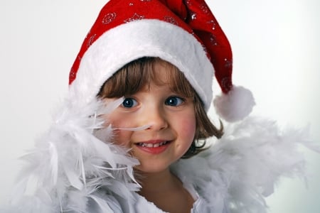 Little Girl - holiday, child, smile, winter hat