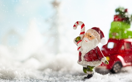 Santa claus - Snow, Winter, Christmas, Gifts, Toys