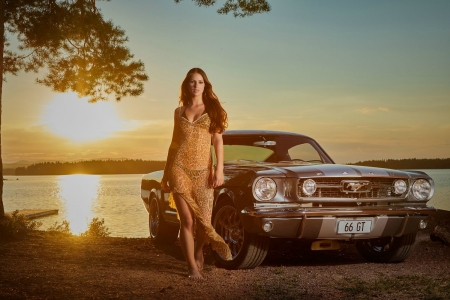 Miss Tuning 2019 - March - lake, model, babe, mustang