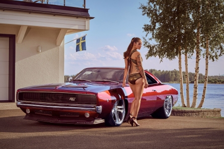 Miss Tuning 2019 - May - mopar, outdoors, model, charger