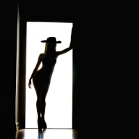 Cowgirl Silhouette. .