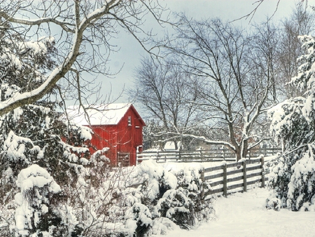 In seed time learn in harvest teach in Winter enjoy - seed, house, winter, time, harvest, enjoy, fence