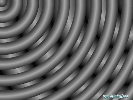 Over Rings - effect, grey, illusion, ring, circle, texture