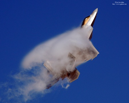 Raptor Force - jet, air, afterburn, runway, contrail, ocean, mach, float, f-117, eagle, cloud, prop, sky