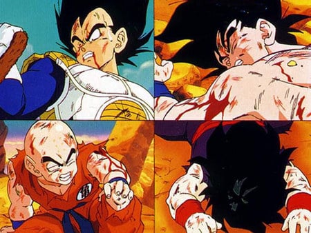 DBZ - gohan, fusion, cartoon, goku, krillin, dbz, goten