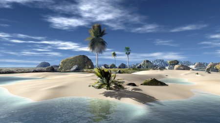 PARADISE BEACH - nature, beach, wide, paradise, outdoor