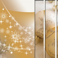 gold xmas desktop