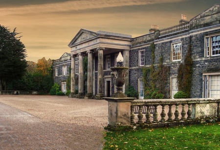 old house - old house, garden