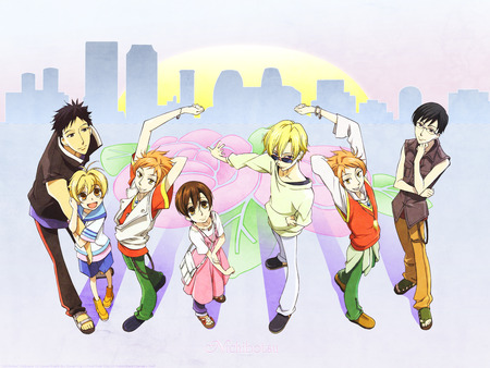 Host Club Group - host club, high, ouran, school