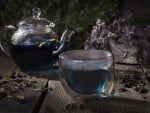 Blue tea