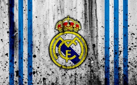 Real Madrid C.F. - hala madrid, soccer, realmadrid, logo, real, madrid, real madrid, madridista, football, emblem