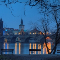 Evening in Prague, Czech Republic