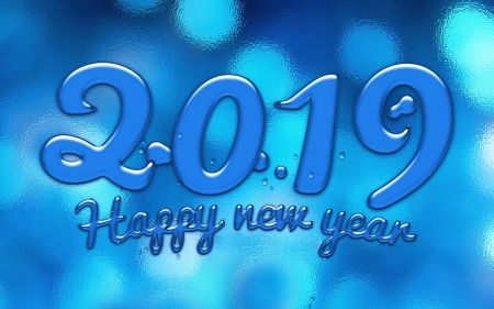 Happy New year 2019 - New year, Number, Numbers, Happy New year, 2019