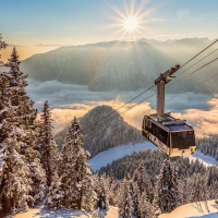 Ropeway at Lake Achensee, Austria