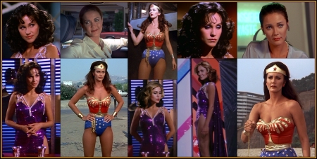 Lynda Carter and Erin Gray - wonder woman, erin gray, buck rogers, lynda carter, wilma deering, diana prince