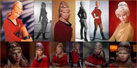 Actress Grace Lee Whitney as Yeoman Janice Rand from The Original Star Trek - Star Trek, Rand, Actress Grace Lee Whitney as Yeoman Janice Rand from The Original Star Trek, skirt, legs, hot, Yeoman Janice Rand, Grace Lee Whitney