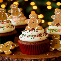 Gingerbread Cupcakes And Cookies