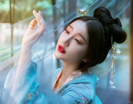 Hauntingly Beautiful - etheral women, women are special, lips nails eyes hair art, lovely, stunning, gorgeous, female trendsetters, pretty, etheral hauntingly beautiful orient, beautiful, breathtaking