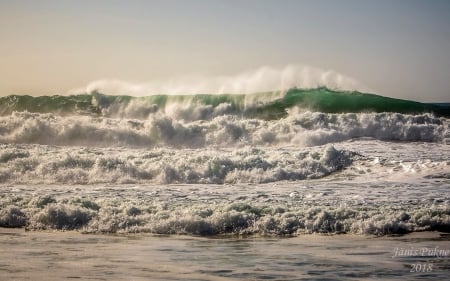 Ocean Waves in Portugal - Portugal, water, oces, waves, splash