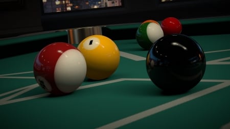 pool - table, billiads, balls, pool