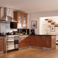 Modern Style Cozy Wooden Kitchen