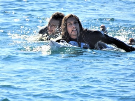 Men learning life saving - people photography, men, people, saving lives, Gold Coast, photography, holiday, Australia, life saver, shellandshilo