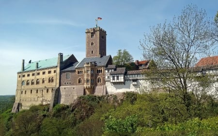 Wartburg Castle, Germany - wartburg, castle, germany, eisenach