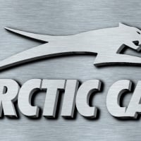 Arctic cat Brushed steel logo