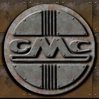 GMC 1950s old steel Logo