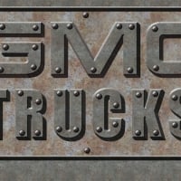 GMC Trucks old steel Wall