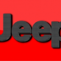 Jeep Carbon fiber logo