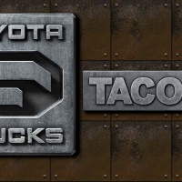 Toyota Trucks Tacoma steel logo