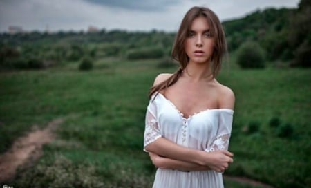 Wonderful Girl !! - girl, white, nature, amazing