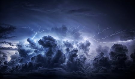 Big Storm - nature, lightning, cloud, storm