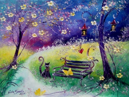 ♥ - illustrations, colorful, paintings, cool, art