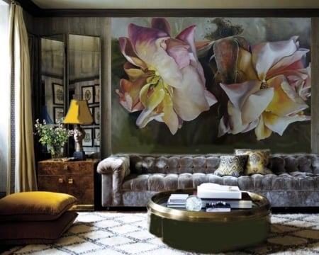 interior design - beauty, houses, photography, interior, design, flowers