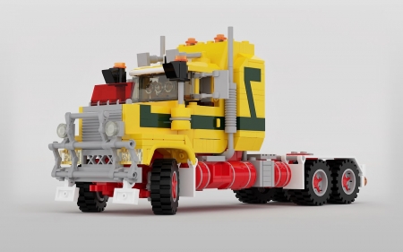 Lego Truck - truck, car, toy, Lego