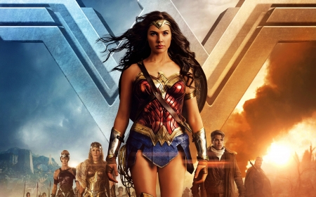 wonder woman - woman, superhero, brunette, wonder