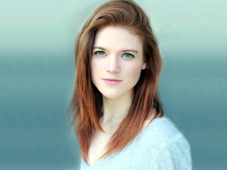 Rose Leslie - beautiful, closeup, actress, Rose, Leslie, model, face, 2019, Rose Leslie, wallpaper