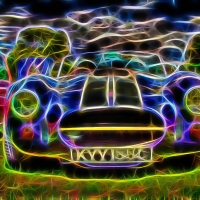 Fractal Image of a Car