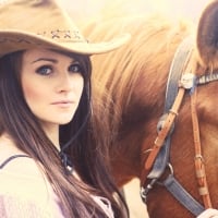 Misty Pic Of A Cowgirl