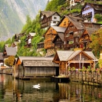 Hallstatt, Salzkammergut, Austria