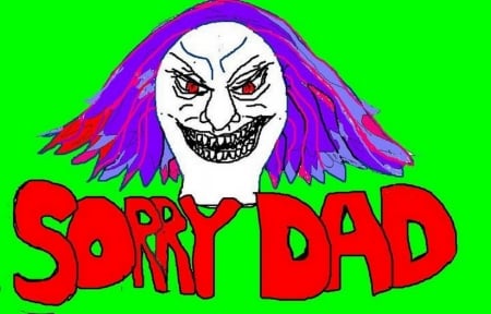 sorry dad - band, black, colorful, dark