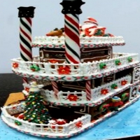 Gingerbread Steamboat