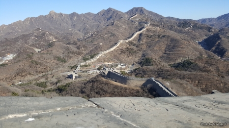 The Great Wall of China - beijing, sky, china, wall, great, mountains