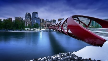 Amazing Bridges - alberta, nature, building, canada, sea, bridge