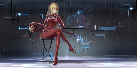 Ms Pepper - pepper, anime, hot, ironman