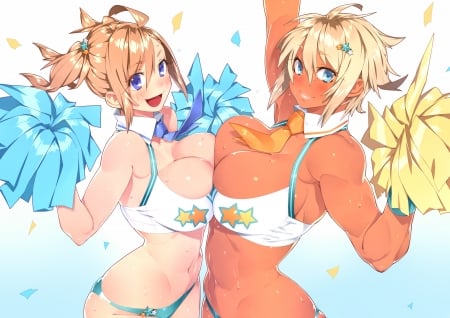 Cheerliders - anime, ecchi, wallpaper, cheerliders